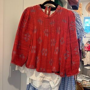 Red ace and jig Women's Top